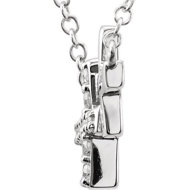 sterling-silver-imitation-cubic-zirconia-double-sideways-cross-16-18"-necklace