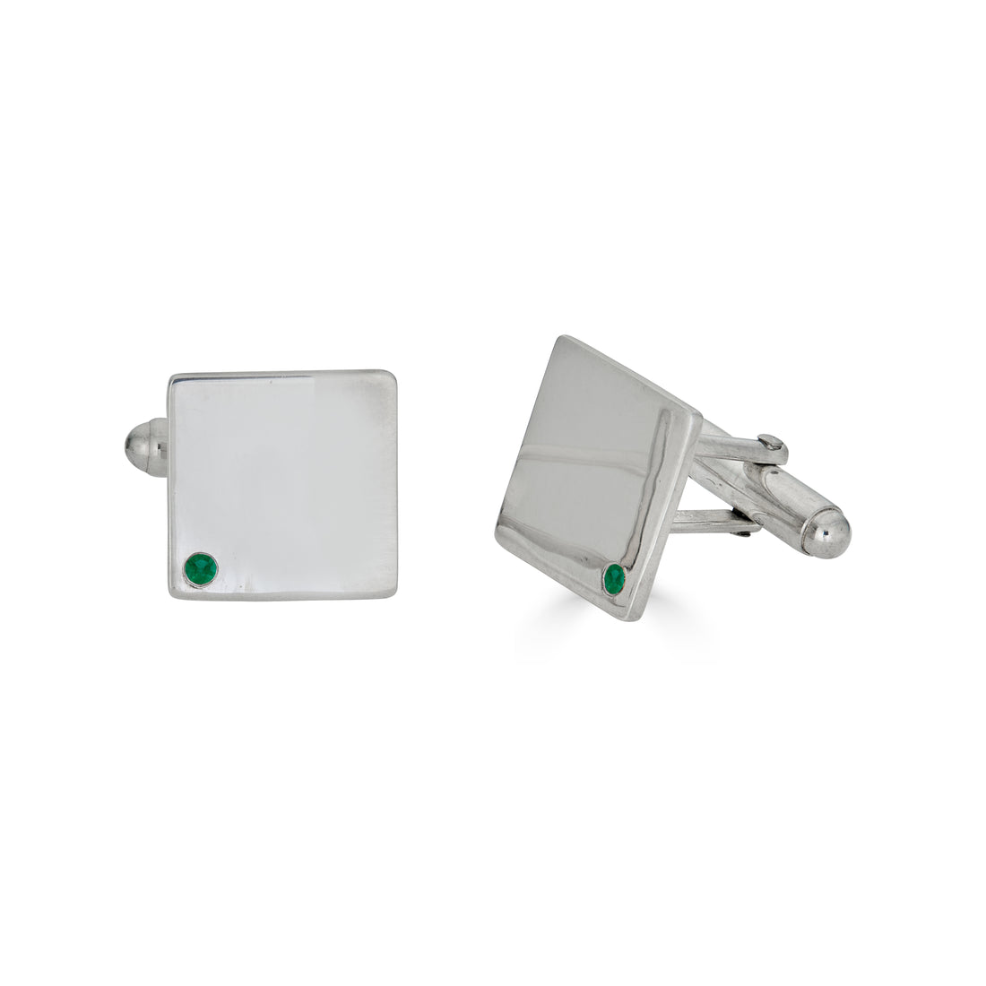 Sapphire Bezel Cufflinks