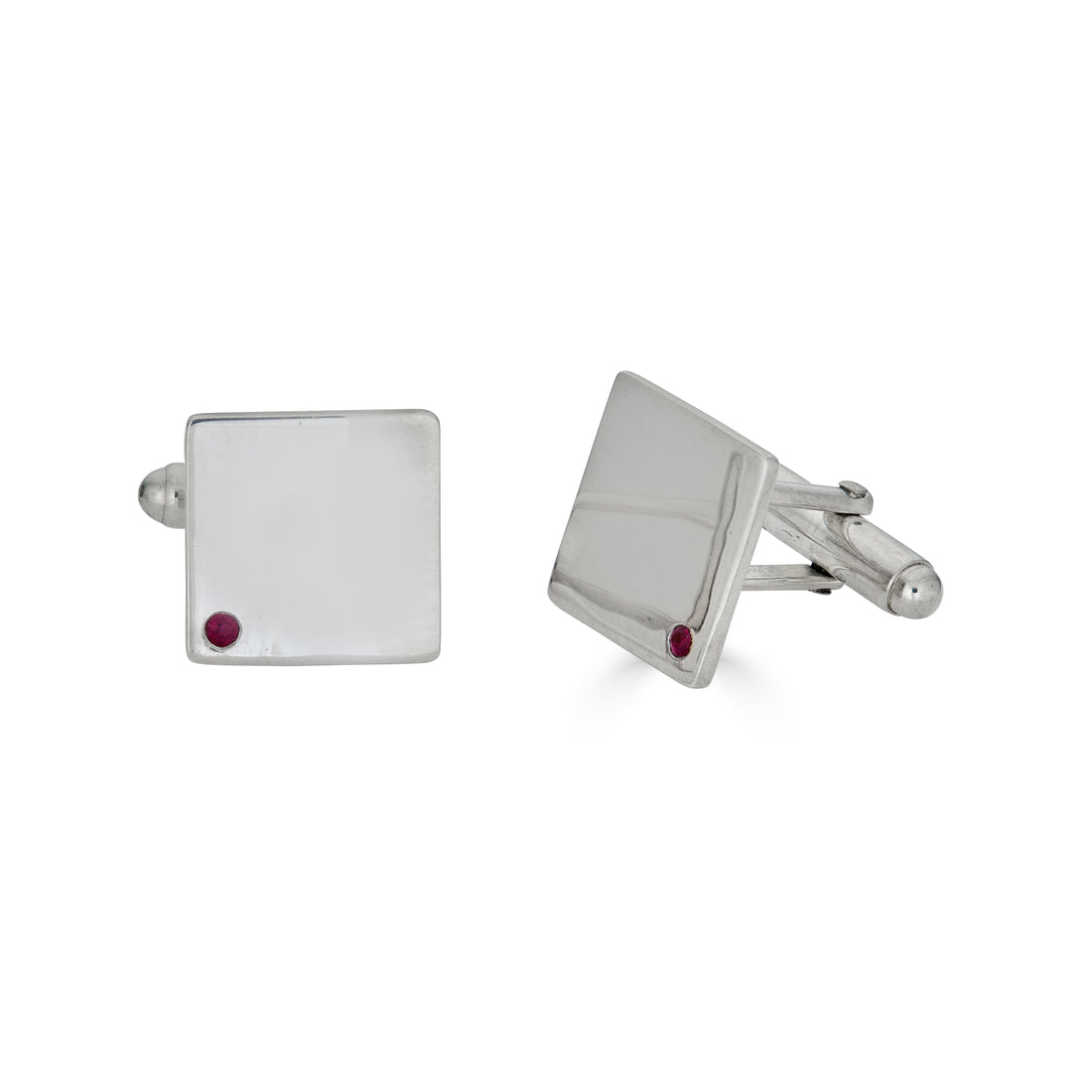 Emerald Bezel Cufflinks