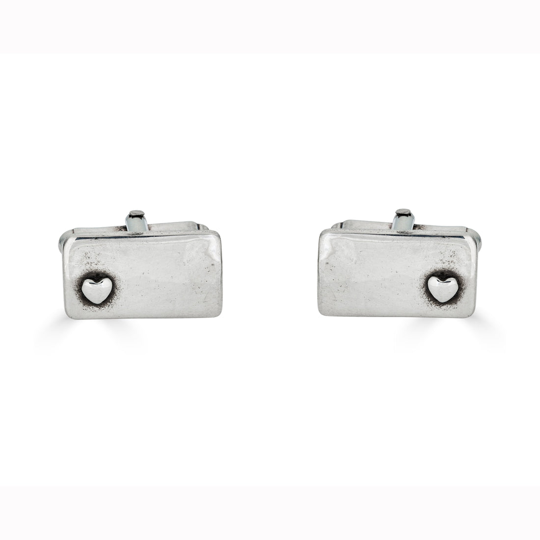 rectangle-heart-cufflinks