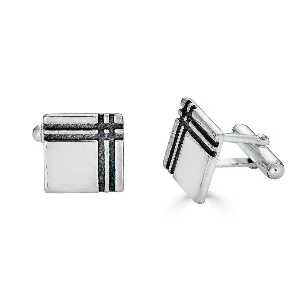 Plaid Cufflinks