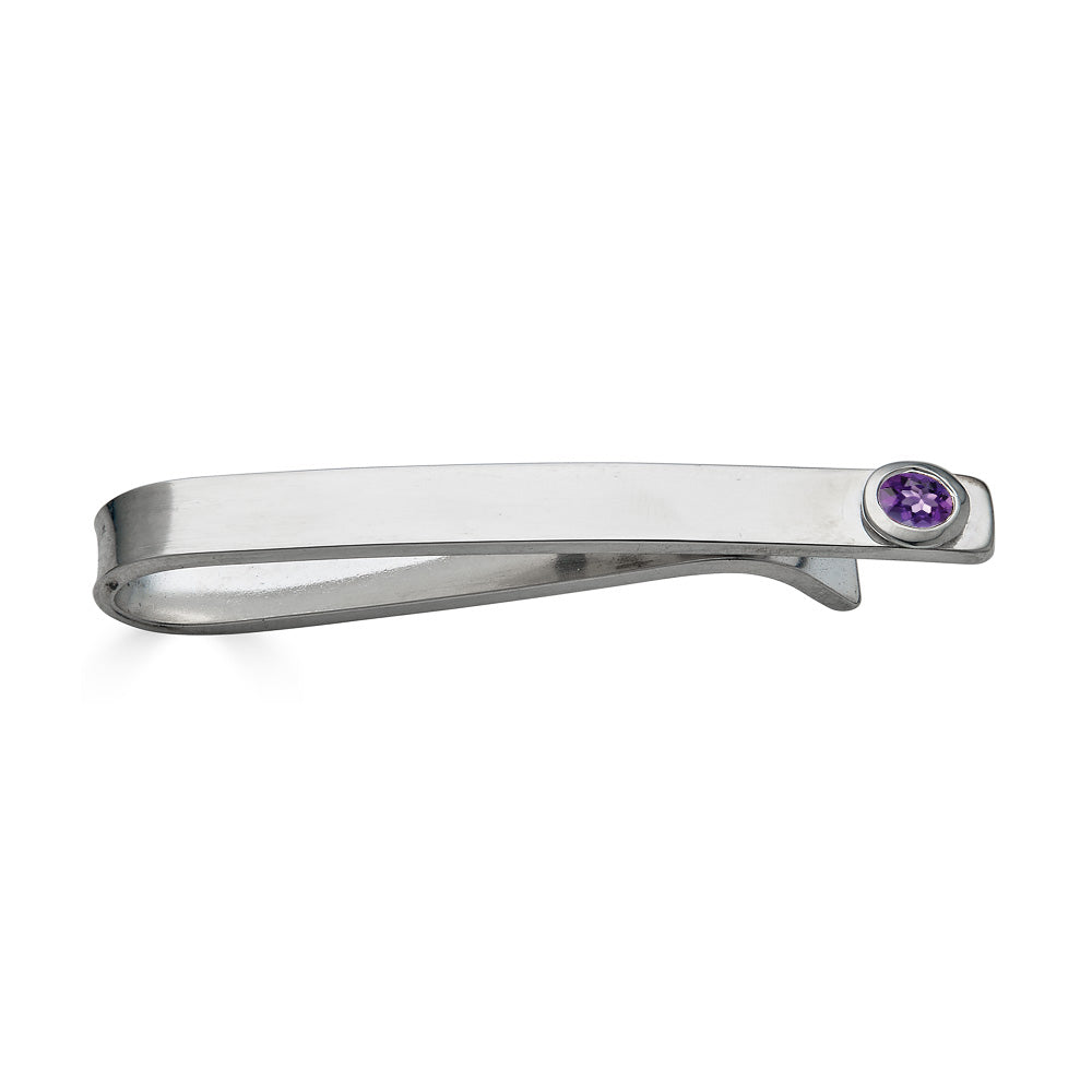 Birthstone Tie Bar