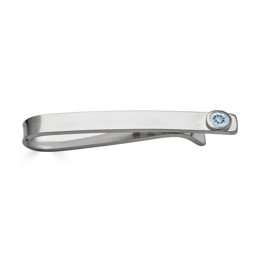 Birthstone Tie Bar
