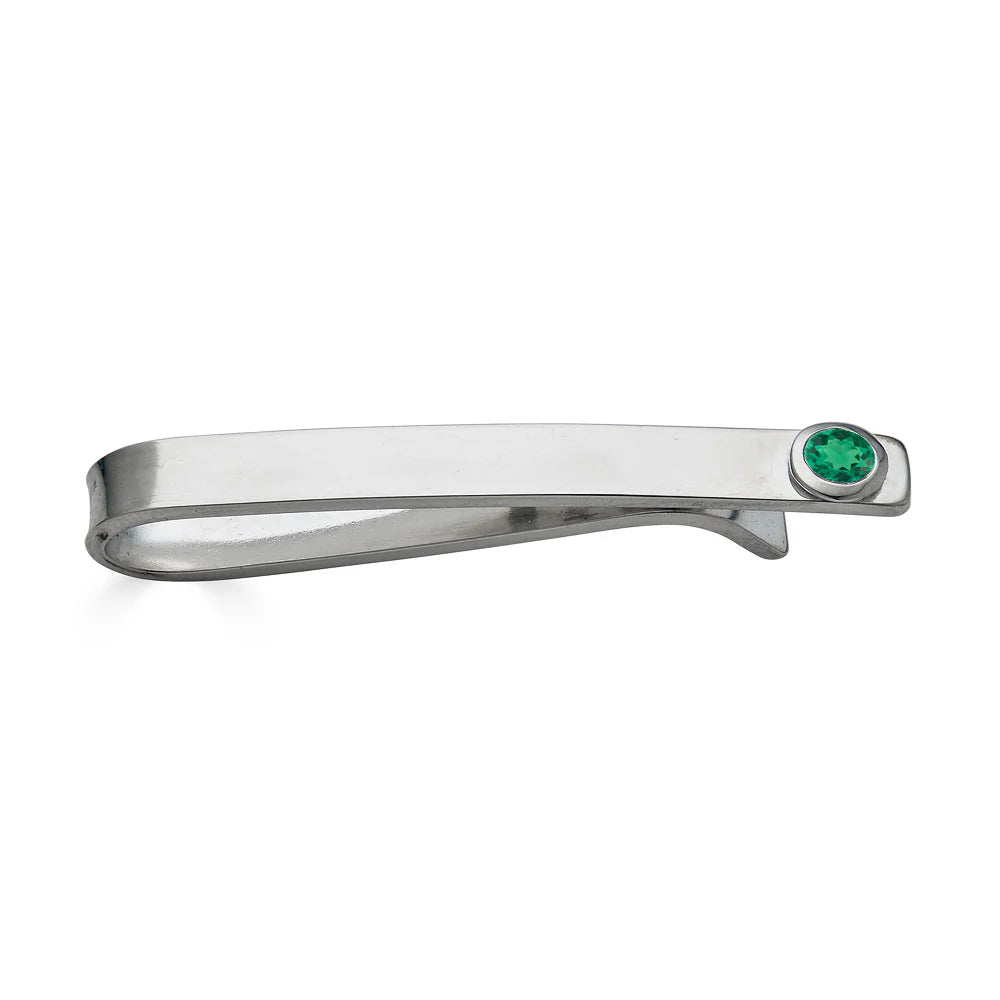 Birthstone Tie Bar