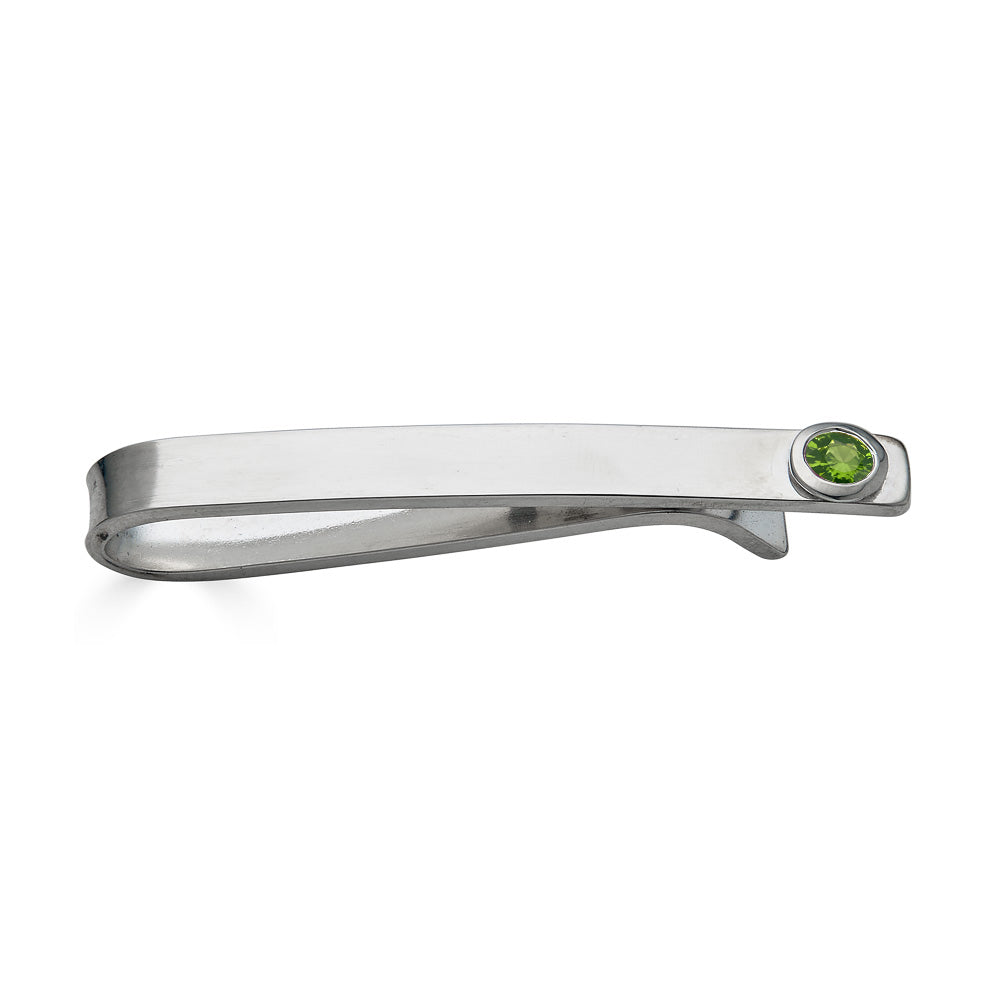 Birthstone Tie Bar