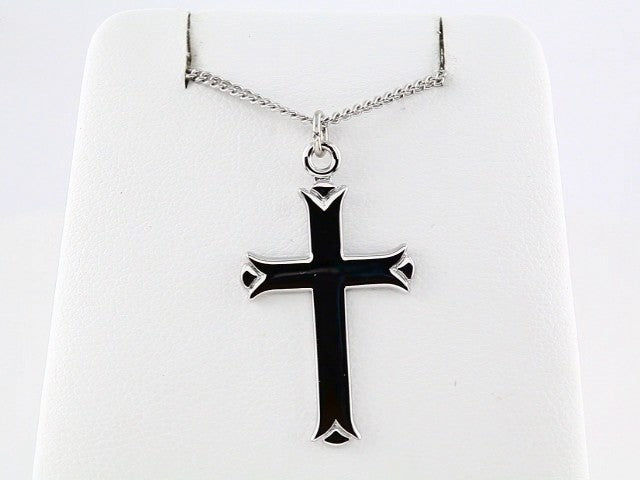 sterling-silver--cross-18"-necklace
