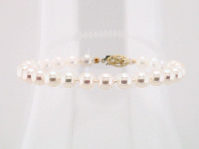 14k-yellow-cultured-white-akoya-pearl-7"-bracelet