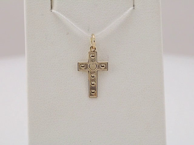 14k-yellow-pierced-heart-cross-pendant