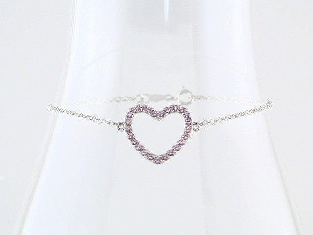 sterling-silver-pink-cubic-zirconia-heart-7"-bracelet