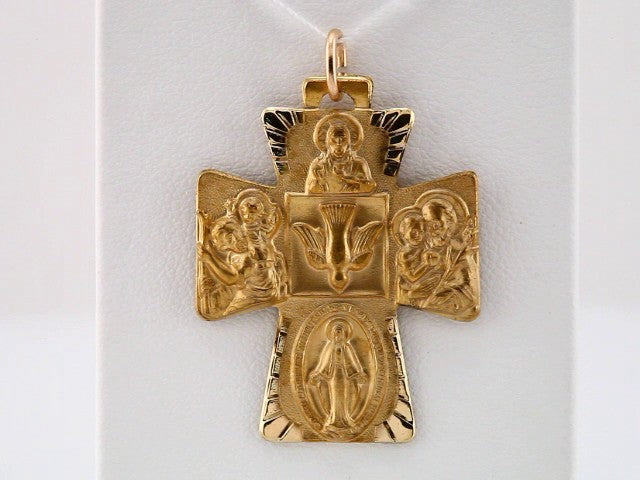 14k-yellow--four-way-cross-medal