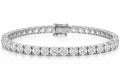 14k Yellow Gold 13CT TW -7 " Four Prong Lab-Grown Diamond Tennis Bracelet